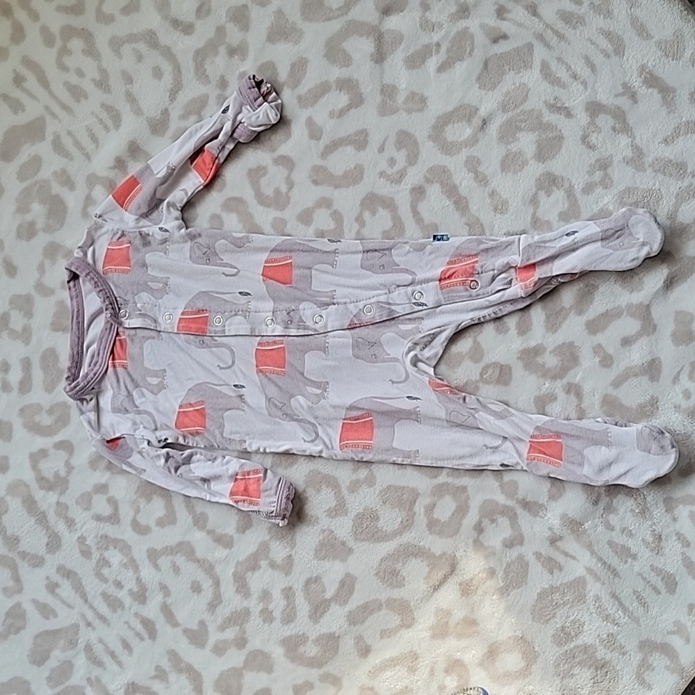 Elephant kickee footie